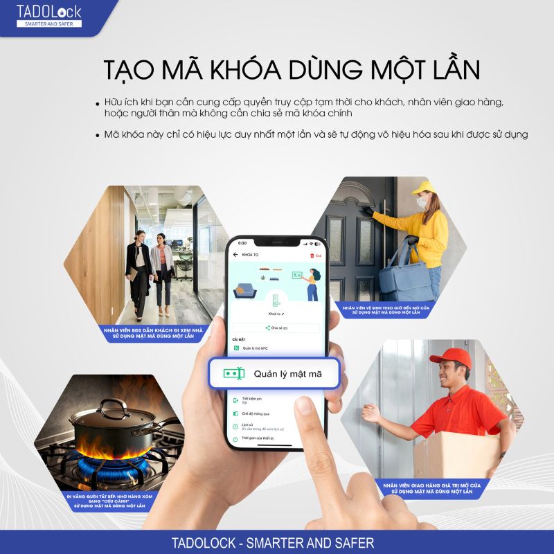 KHÓA THÔNG MINH TADOLock Cửa gỗ 4 tinh nang smartlock2