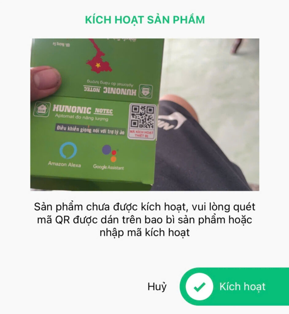 Mã kích hoạt hunonic