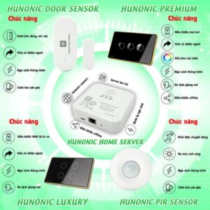 tính năng bộ điều khiển trung tâm hunonic home server