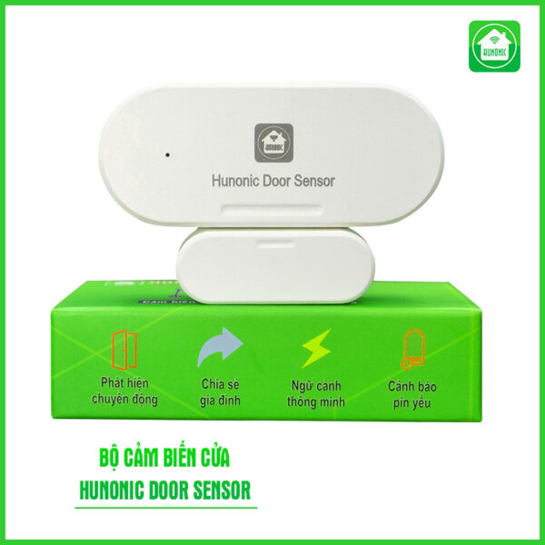 Bộ cảm biến cửa BLE Mesh Hunonic Door Sensor 1 bo-cam-bien-cua-hunonic-door-sensor