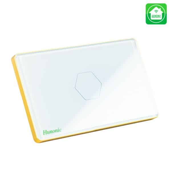 Công Tắc Chống Giật Bình Nóng Lạnh Wifi Thông Minh Hunonic 3 cong tac chong giat hunonic mau trang