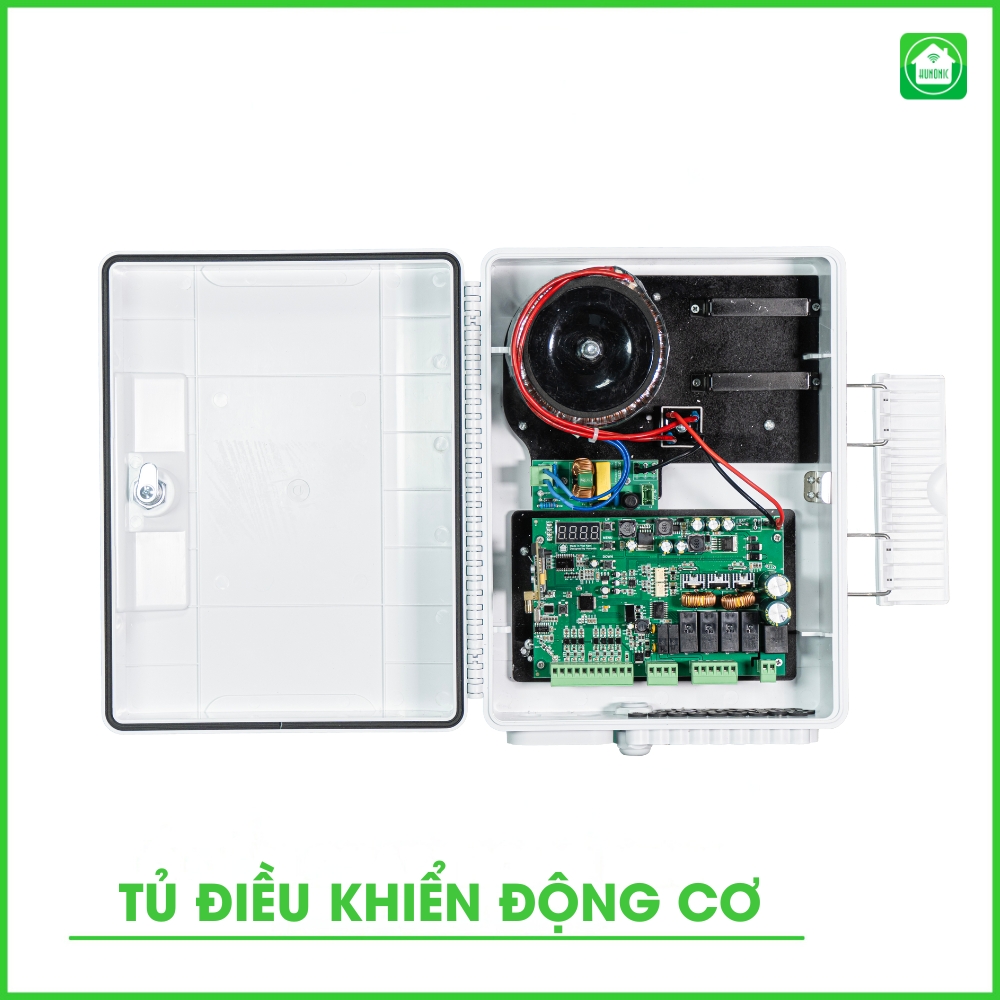 Cổng Tự Động Hunonic Auto Gate V2 (Bộ 1 motor) 8 tu dieu khien dong co
